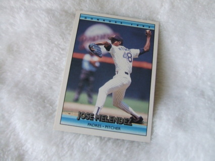 1992 Jose Melendez San Diego Padres Donruss Card #572