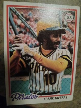 1978 TOPPS FRANK TAVERAS PITTSBURGH PIRATES BASEBALL CARD# 685