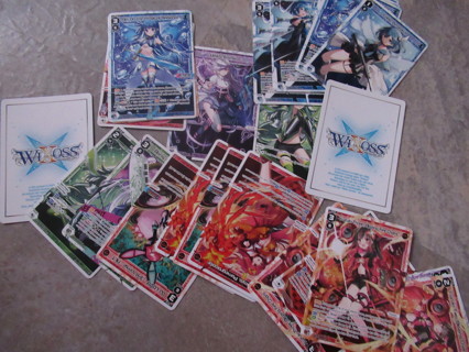 WIXOSS  trading/playing collectable cards---WHITE Edition.