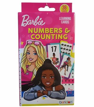 Barbie Numbers & Counting Learning Cards