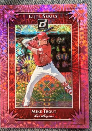 MIKE TROUT * FIREWORKS PARALLEL