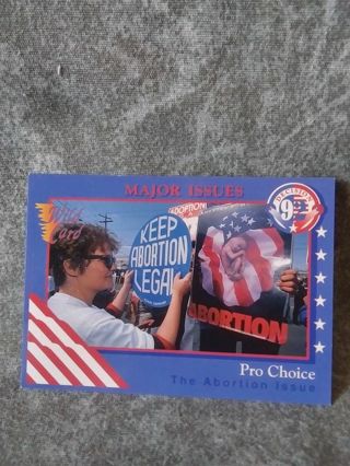 Decision 92 Presidential Trading Card #33