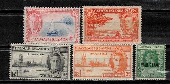 Cayman Islands with King George 5 and 6