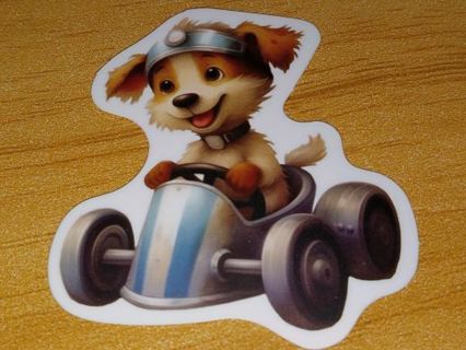 Dog nice vinyl sticker no refunds regular mail only Very nice quality!