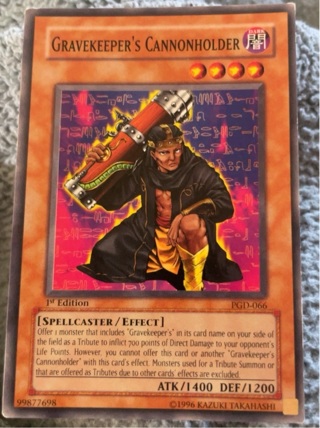 Yugioh! Gravekeeper's Cannonholder Ultra Rare 1st Edition