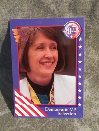 Decision 92 Presidential Trading Card # 30