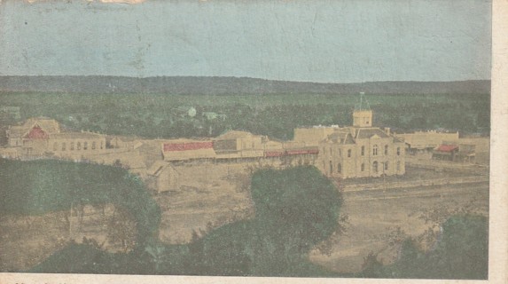 Vintage Used Postcard: 1908 Public Square, Glen Rose, TX