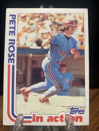 1982 Topps #781 Pete Rose - Philadelphia Phillies