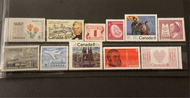 Canada MNH various stamps 