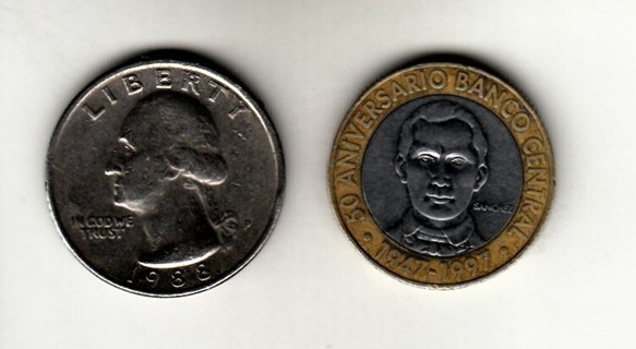 Dominican Republic 5 Pesos 1997