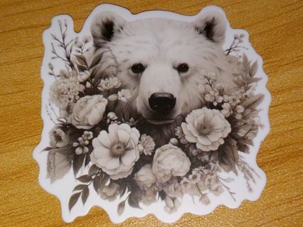 Bear big 1⃣ new nice vinyl lab top sticker no refunds regular mail high quality!