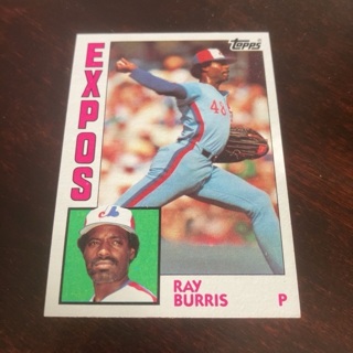 1984 Topps - [Base] #552 Ray Burris