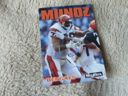 1992 Anthony Munoz Cincinnati Bengals Skybox Card #119 Hall of Famer