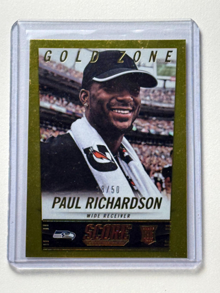 Paul Richardson RC /50 - 2014 Score Gold Zone #412