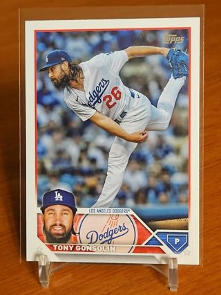 2023 Topps Series 1 #202 Tony Gonsolin - Los Angeles Dodgers BASE BASEBALL CARD