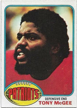 1976 TOPPS TONY McGEE CARD