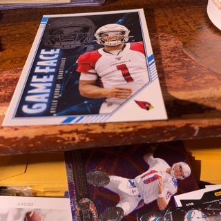 2020 panini score game face Kyler Murray football card 