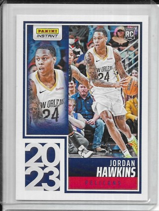 Jordan Hawkins 2023-24 Instant #YO13 Rookie Card