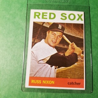 1964 - TOPPS BASEBALL CARD NO. 329 - RUSS NIXON - RED SOX