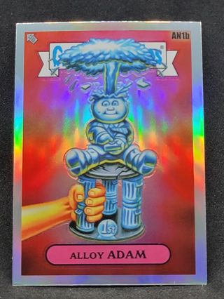 2021 Garbage Pail Kids Chrome Refractor ALLOY ADAM #AN1b Series 4