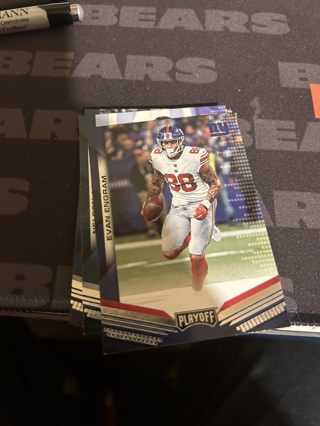 2019 panini playoff evan ingram