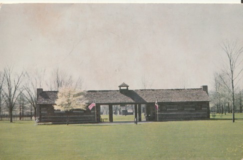 Vintage Unused Postcard: j: Schoenbrunn Village Museum, New Philadelphia, OH