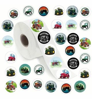 ↗️⭕(10) 1" PLOW STICKERS!! FARMING TRACTOR