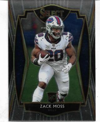 2020 SELECT ZACK MOSS ROOKIE CARD