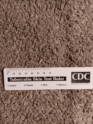 Tuberculosis Skin Test Ruler