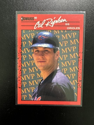 Cal Ripken 1990 Donruss #BC-18 Error No Dot After INC HOF Card