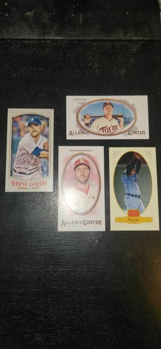 4 card lot minis, ginter, gypsy queen, SP