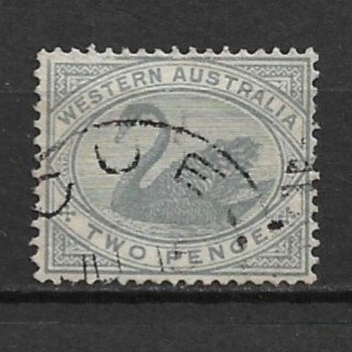 1890 Western Australia Sc63 2p Swan used