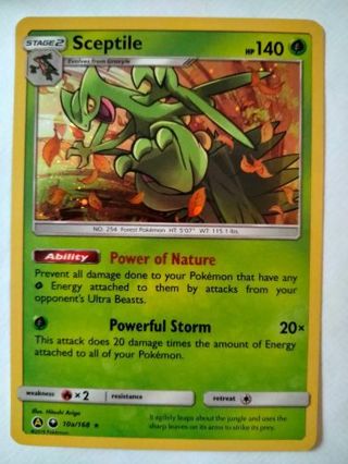 Sceptile 10a/168 rare holo nm pokemon