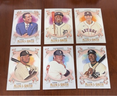 2021 Topps Allen&Ginter baseball lot