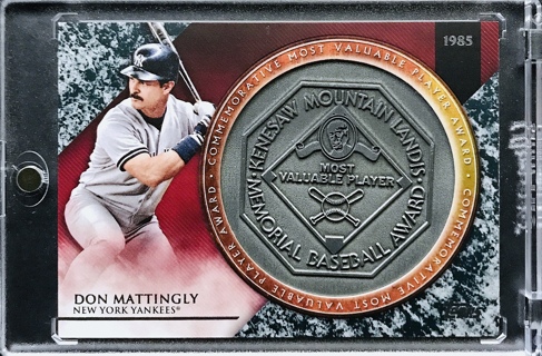 Don Mattingly - 2017 Topps Update MVP Award Relics #MVPR-DM - New York Yankees [AA046]