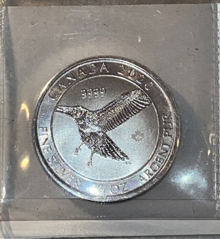 2020 Canada $2 1/2oz Red Tailed Hawk .9999 Fine Silver Bullion
