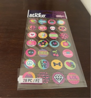 Sticko saying & design stickers 