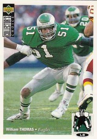 Tradingcard - NFL - 1994 Collector's Choice #185 - William Thomas UER - Philadelphia Eagles 