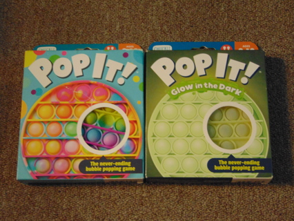 Glow in the Dark & Multi Colored POP IT FIDGET TOY 