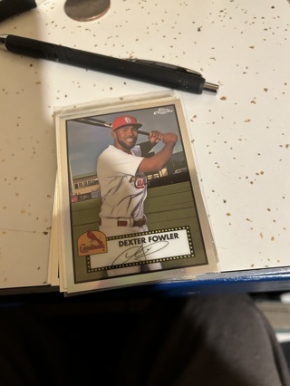 2021 topps chrome platinum refractor dexter fowler