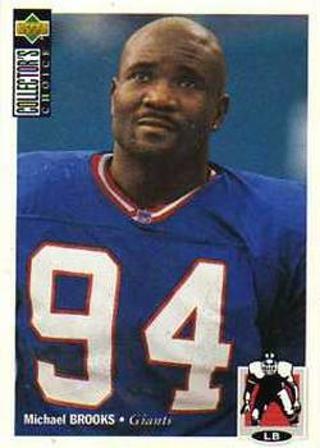 Tradingcard - 1994 Collector's Choice #346 - Michael Brooks - New York Giants