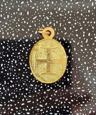 Vintage Religious Cross Potent ~ Jerusalem Cross ~ Pendant or Charm