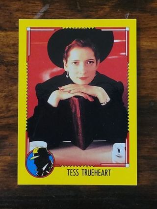 1990 Dick Tracy trading card.