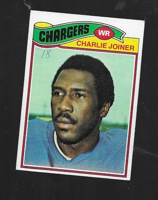 1977 TOPPS CHARLIE JOINER #167