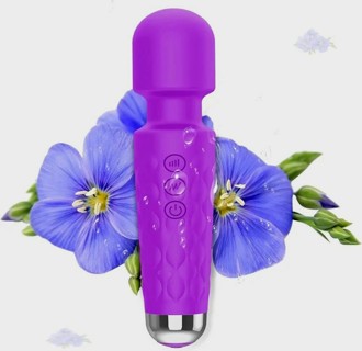 Brand New Mini Massager - Waterproof- Purple - 8 Speeds