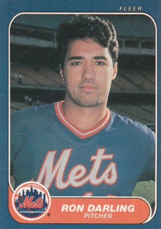 1986 Fleer Ron Darling New York Mets #77