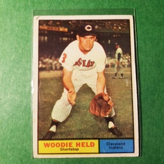 1961 - TOPPS BASEBALL CARD NO. 60 - WOODIE HELD - INDIANS