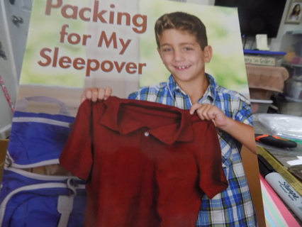 Packing for my Sleepover child's book