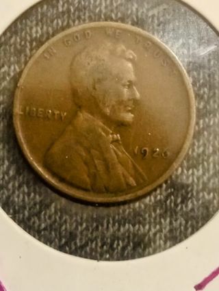 1926 wheat cent