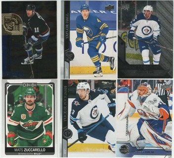 Awesome Set of 6 Hockey w/3 Newer cards at least 2020-21 or newer!